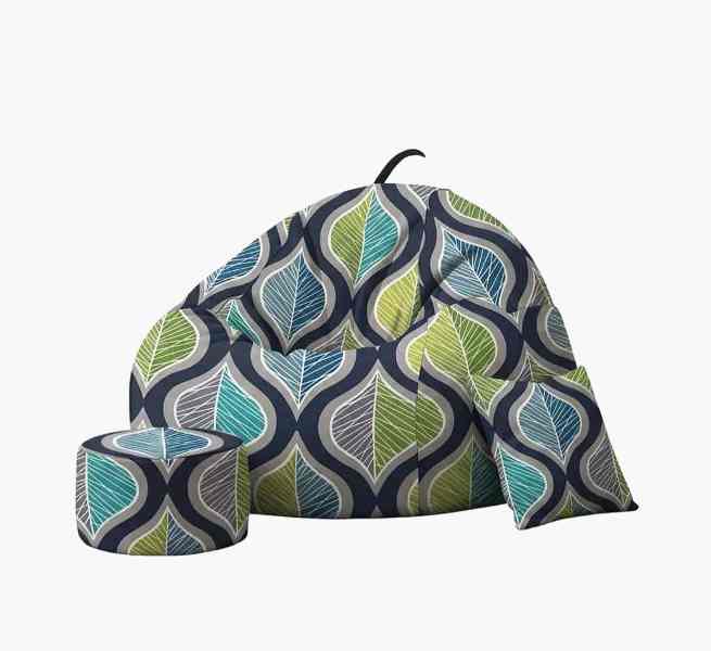 Merak Home Lazy bag set 3u1 70x115 Zelena