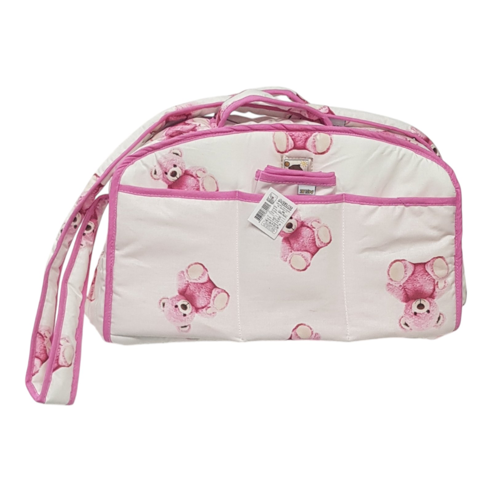 Milbi Torba za mame roze-mede