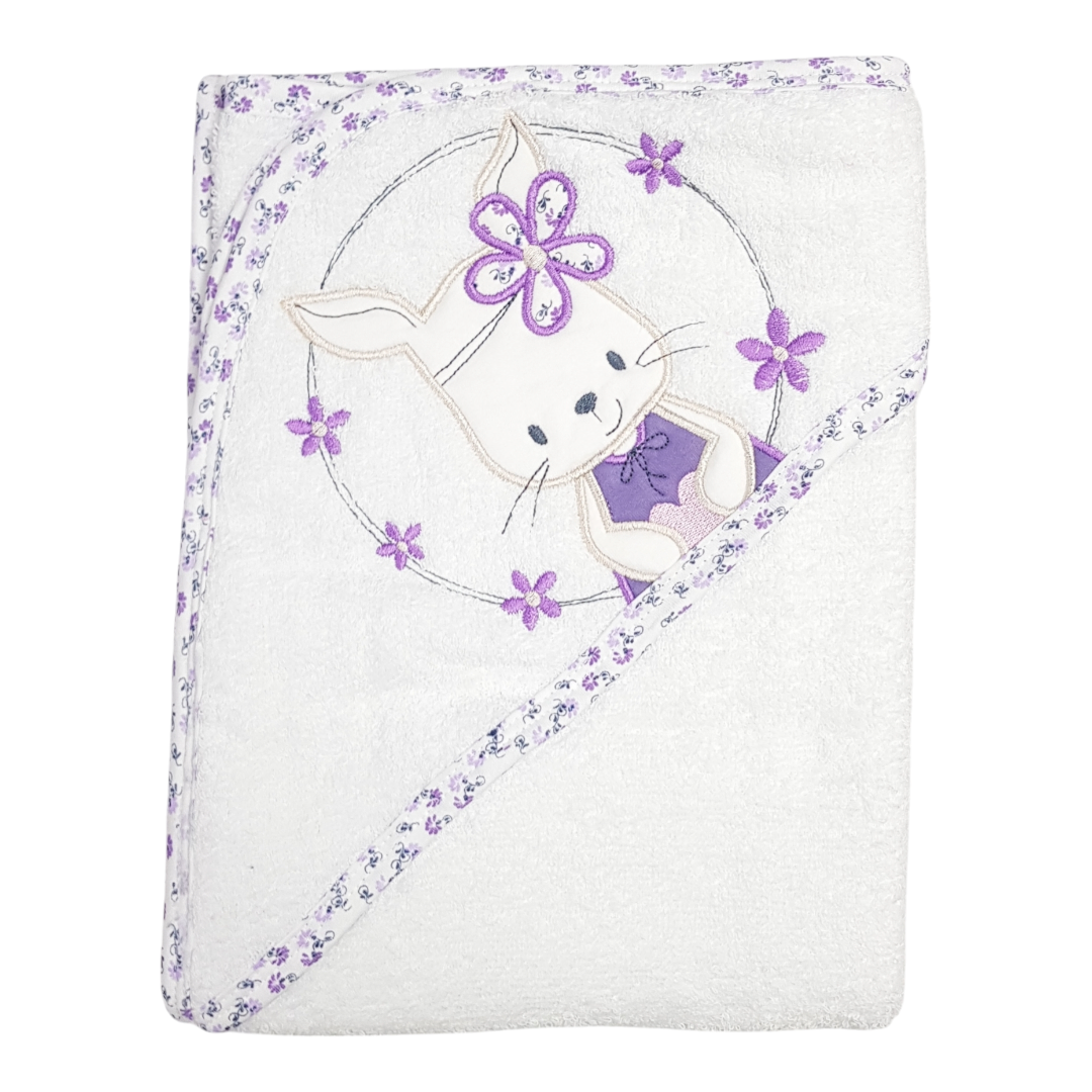 Peškir sa kapuljačom za bebe 100x100