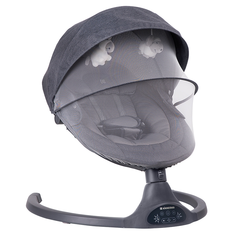 Codie njihalica za bebe 0-9kg tamno siva