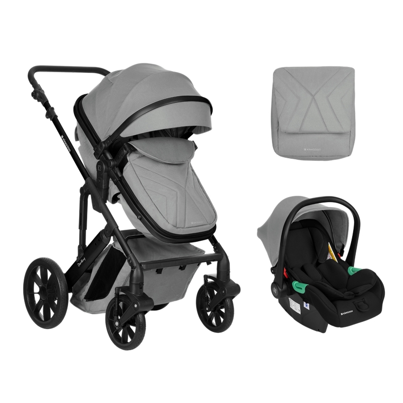 Kikka boo Darling kolica za bebe premium light grey