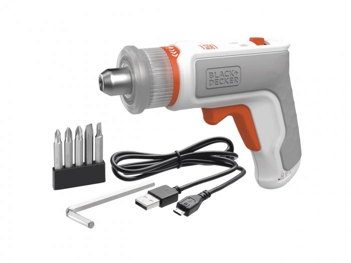 BLACK & DECKER odvijač za namještaj 3.6V 1.5Ah USB