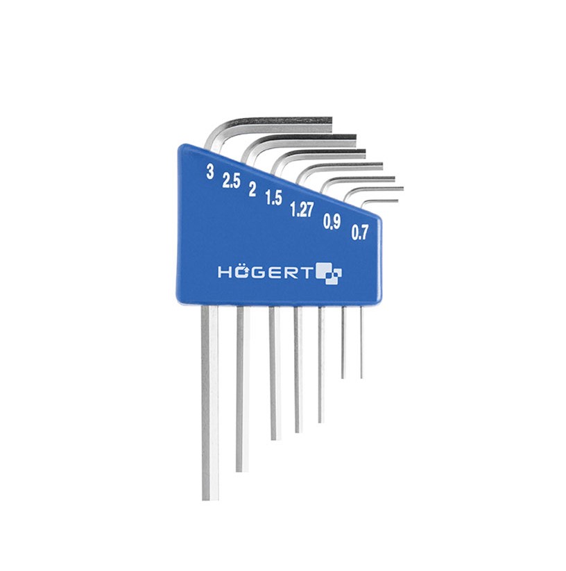 HÖGERT Set od 7 preciznih imbus ključeva