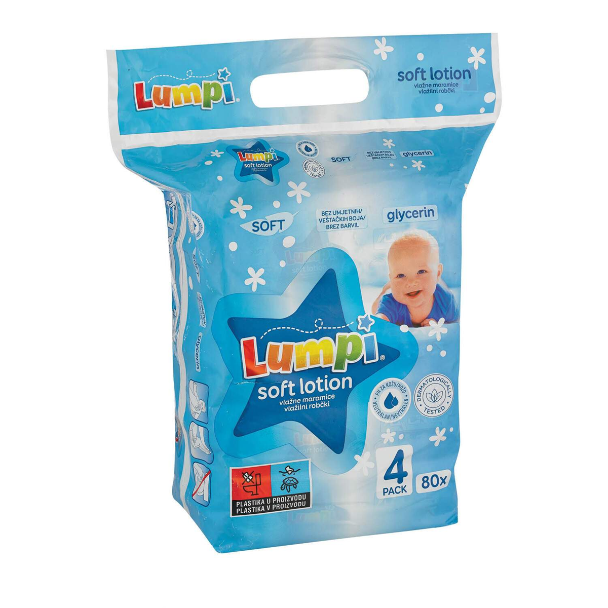 Lumpi Baby maramice soft lotion multipack, 4/1