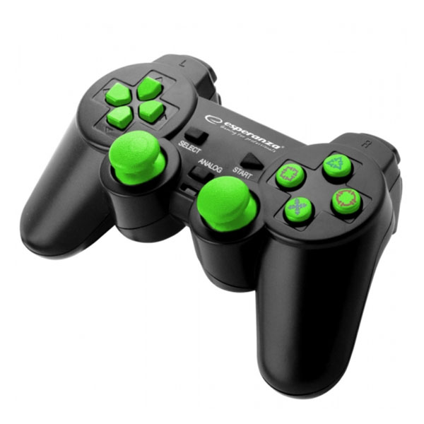 ESPERANZA Joystick za igre EGG106G crna i zelena
