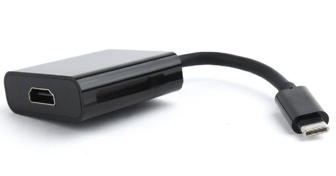 GEMBIRD adapter USB-C na HDMI A-CM-HDMIF-01 crni