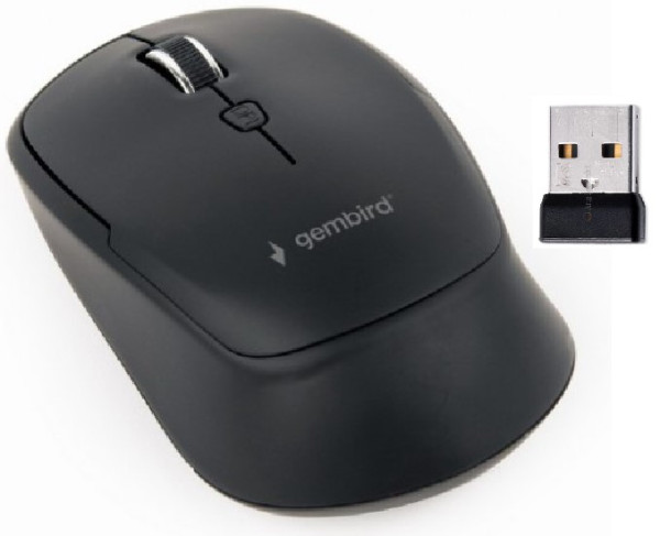 Miš GEMBIRD wireless , optical, black MUSW-4B-05
