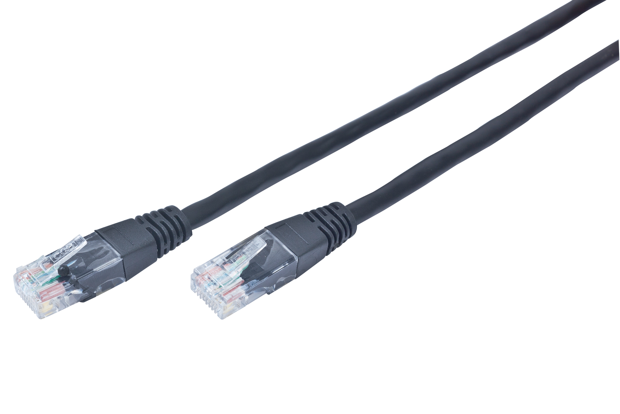 GEMBIRD Mrežni kabl 0,25m Cat5e U/UTP crni | Ananas