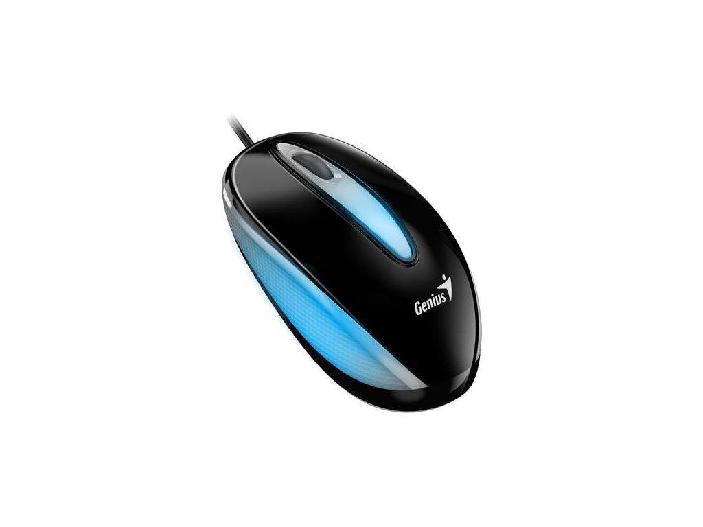 GENIUS miš žični USB dk-mini rgb crni