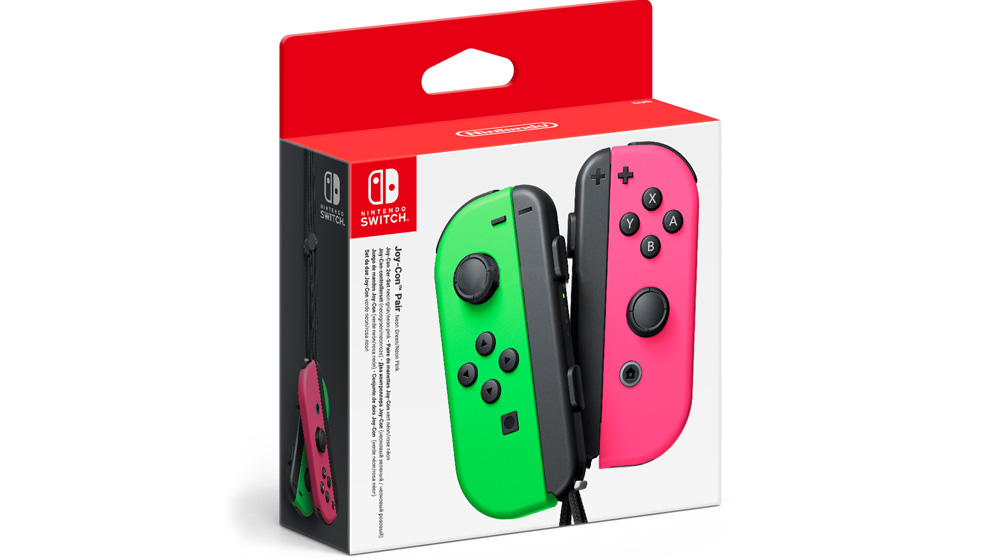 NINTENDO SWITCH Joy-Con Joy-Con par zelena/ružičasta
