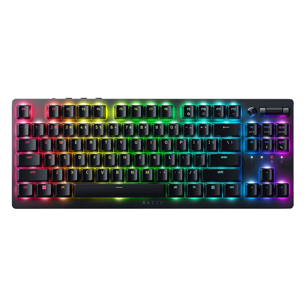 RAZER Gaming bežična tastatura DeathStalker V2 Pro Tenkeyless Linear Crvena Prekidač Crna