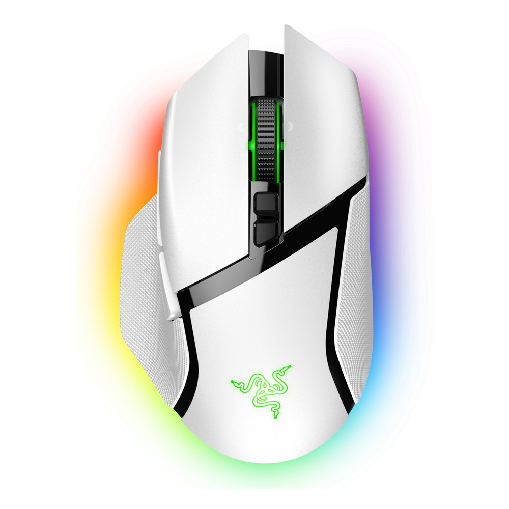 RAZER Gaming bežični miš Basilisk V3 Pro Ergonomic, bijeli