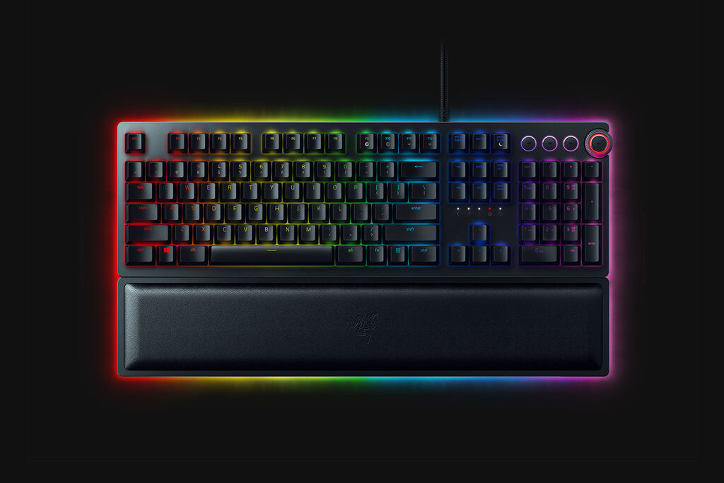 Razer Huntsman Elite tastatura USB QWERTY Američki engleski Crno