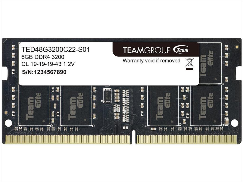 TEAM GROUP RAM memorija sa DIMM DDR4 8GB 3200MHz Elite ted48g3200c22-s01