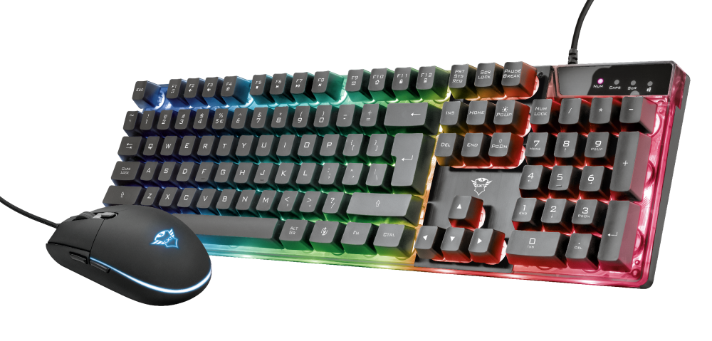 Trust Gaming set tastatura + miš GXT 838 AZOR crni