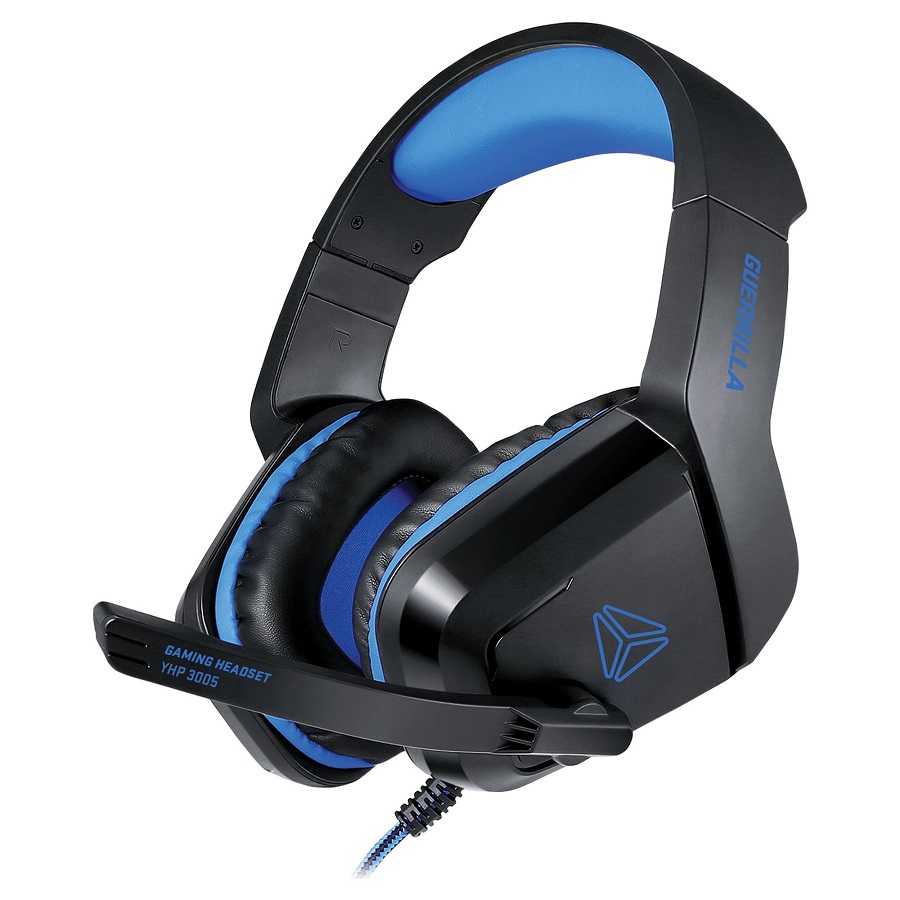 YENKEE gaming slušalice sa mikrofonom YHP 3005 3.5mm Guerrilla plavo-crna