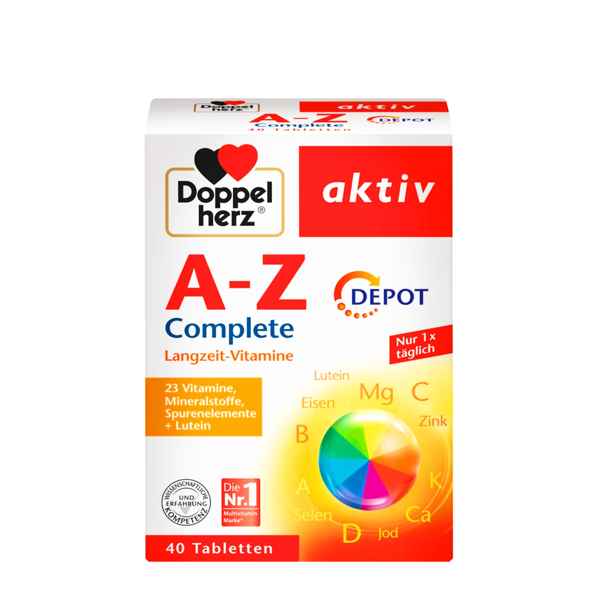 DOPPEL HERZ Комплекс од витамини и минерали А-З 40 таблети 123271 ...
