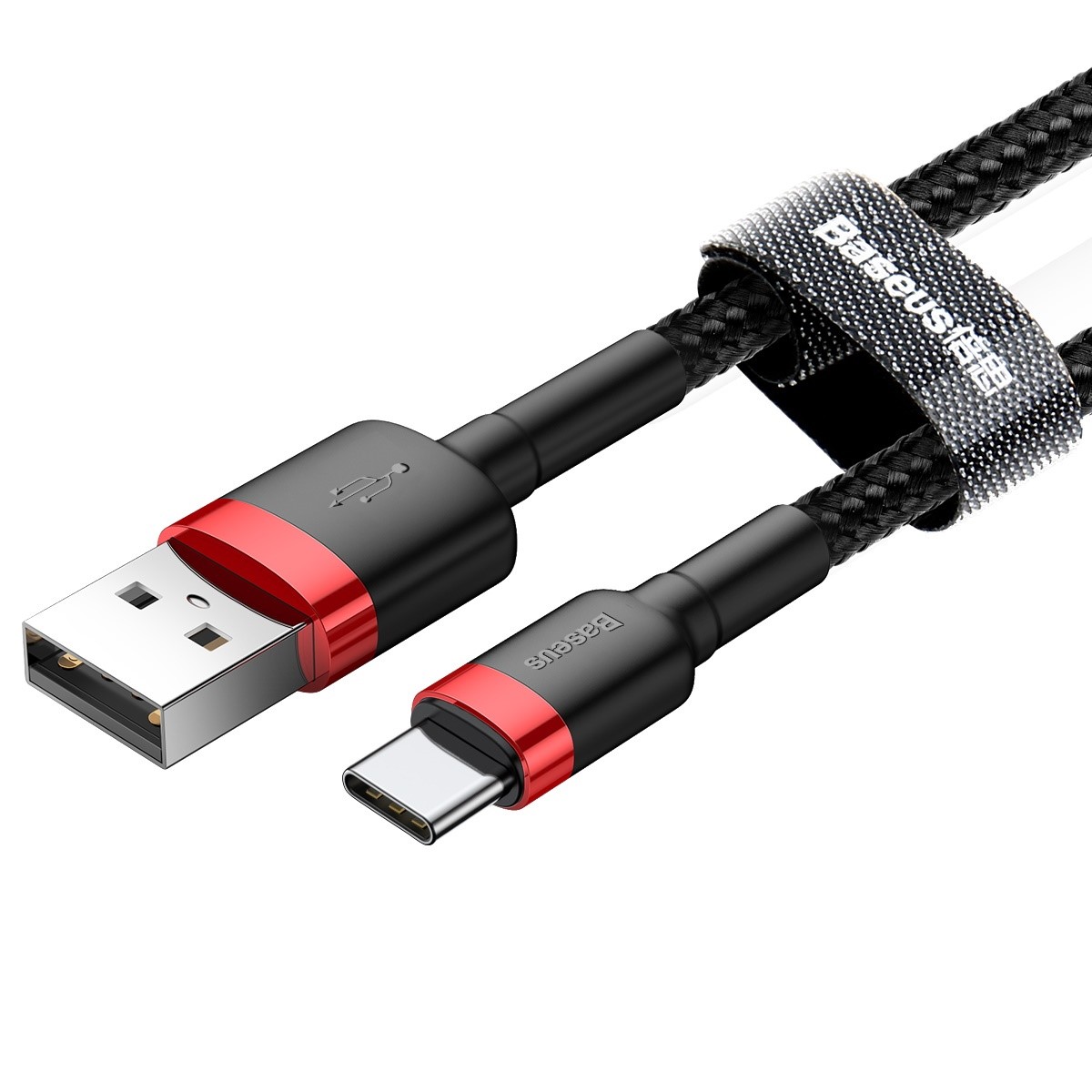 BASEUS USB kabl tip-C Cafule 3A 1m sivo-crni