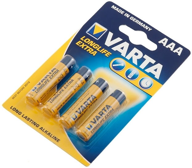 Varta Longlife alkalna baterija LR03 4/1
