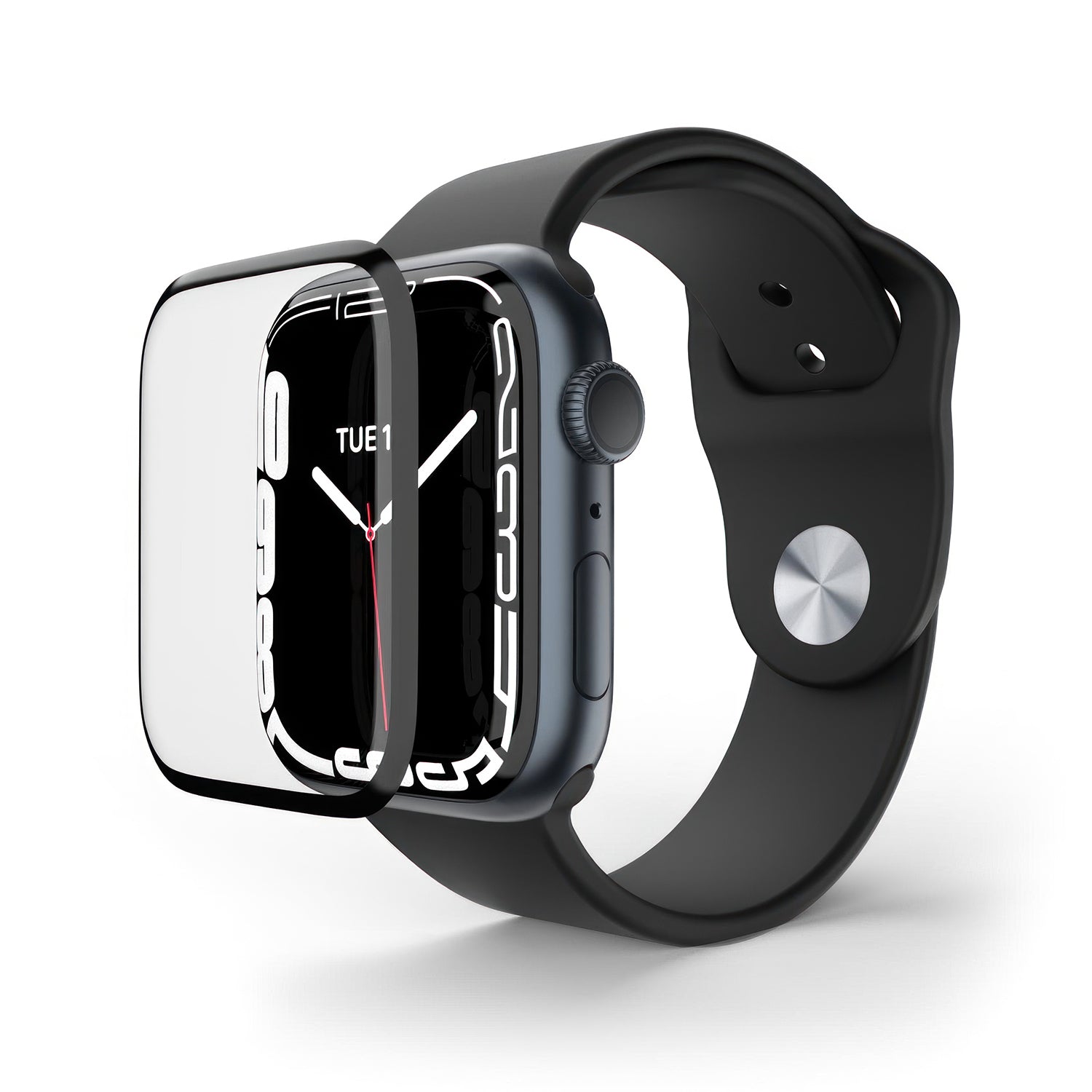 Заштитно стакло за Apple Watch 45mm 5D curved | Најголема онлајн ...