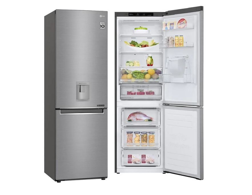 LG Kombinovani frižider GBF 61 PZЈMN, Sivi