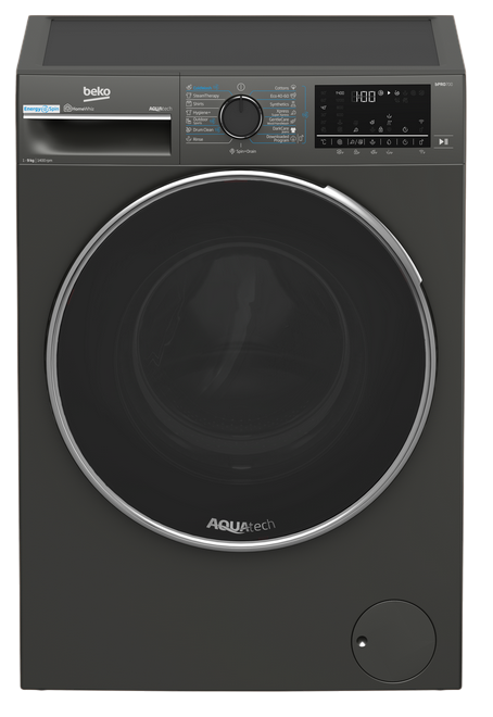 Beko Mašina za pranje veša B7WFU69418MG ES, 9 kg, 1400 o/min, Inverter, Tamno siva