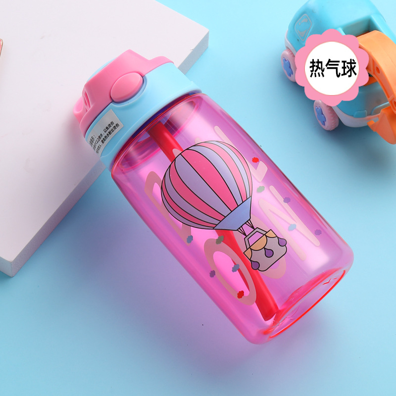 Flašica za vodu, Balon, 480 ml, Roze