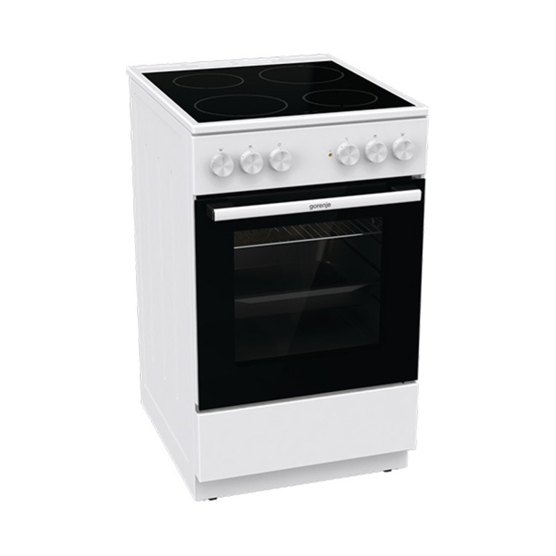 Gorenje GEC5A11WG električni šporet, staklokeramička ploča, bijeli