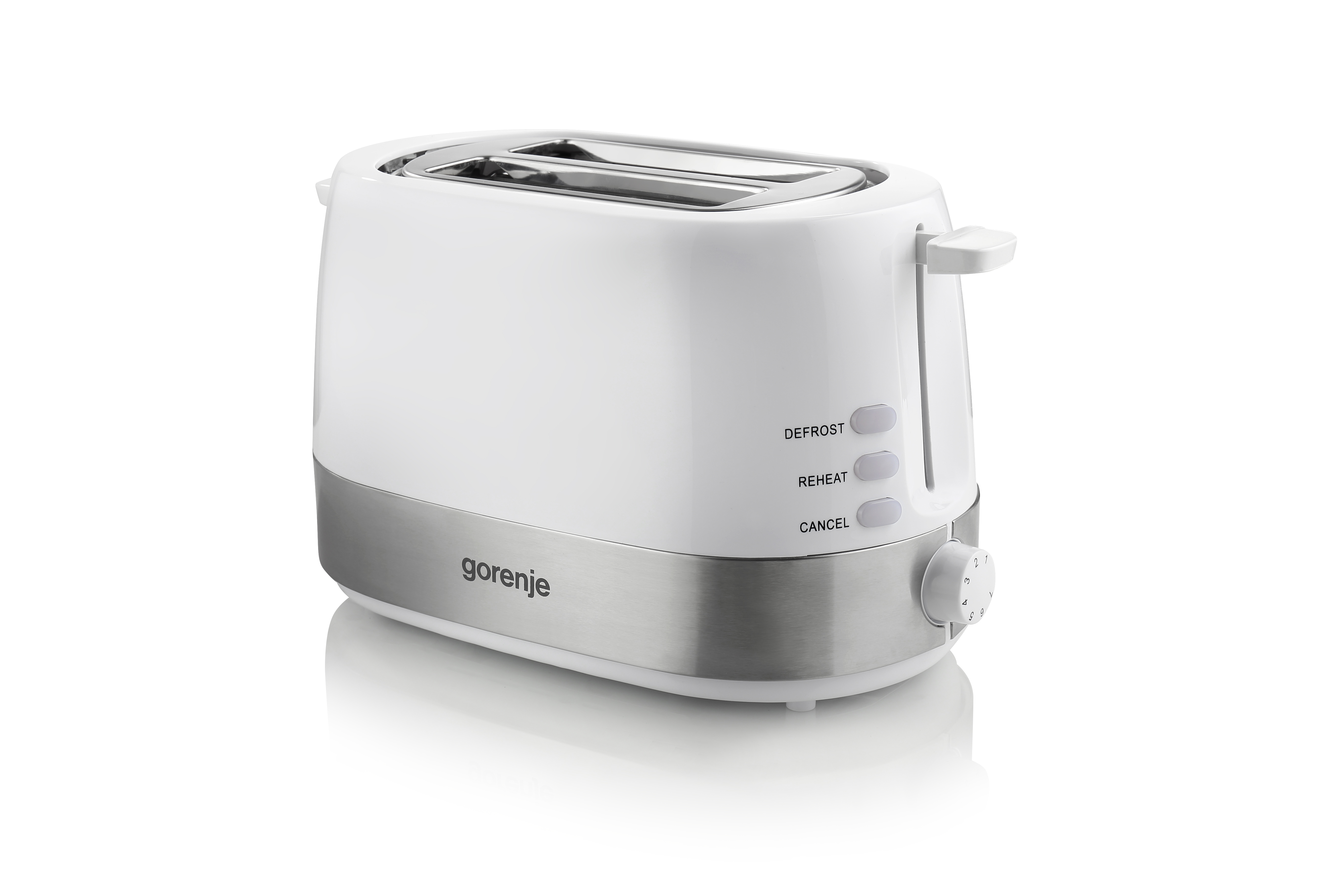 Gorenje T850WE Toster, 2 kriške, 850 W, Bijeli