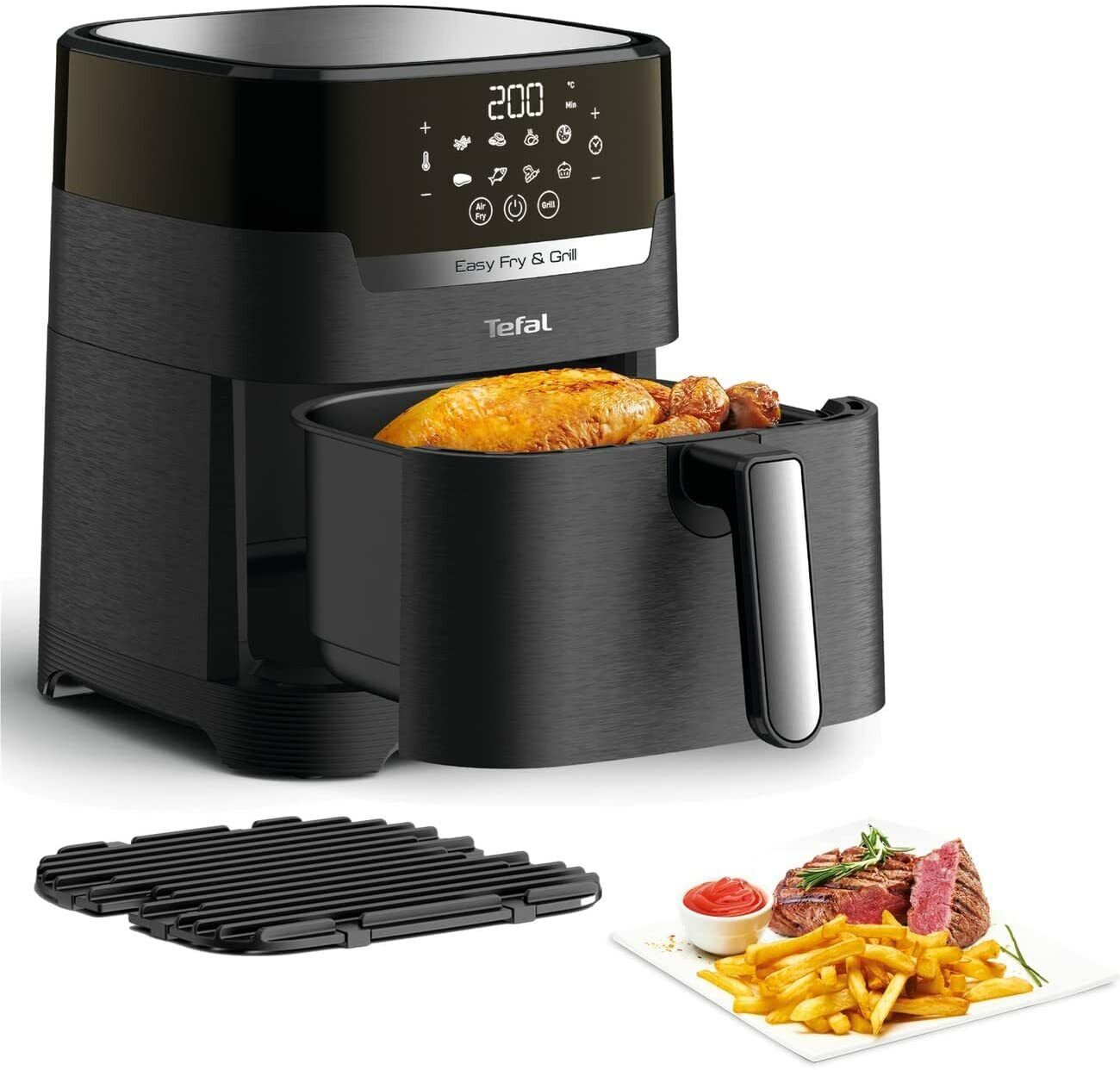 TEFAL Friteza na vruć vazduh EY505815 crna | Online prodaja | Ananas