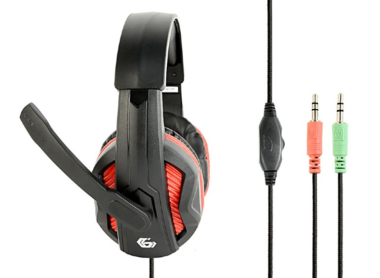 GEMBIRD gaming slušalice GHS-03 (crno-crvene)