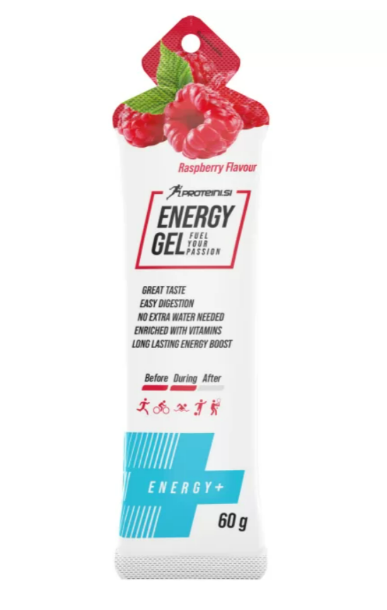 Proteini Si Raspberry PROTEINI.SI PREMIUM ENERGY GEL 60g, raspberry | Најголема онлајн ...