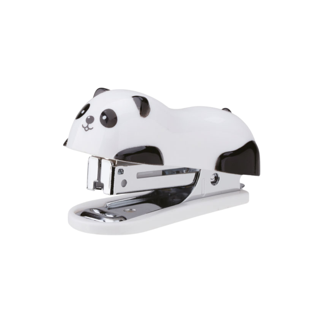 DELI Heftalica za papir Panda E453, municija br. 10, 12 listova, bijela
