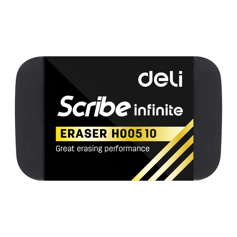 DELI gumica Scribe infinite EH00510, crna