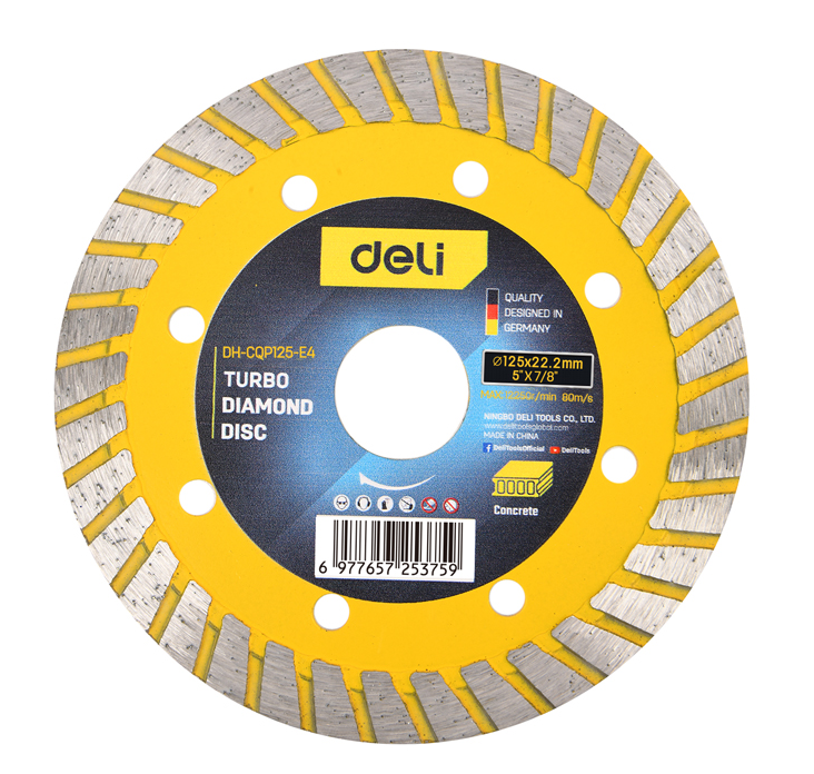 DELI ALATI Dijamantska rezna ploča za keramiku EDH-SQP125-E4, 125x2mm