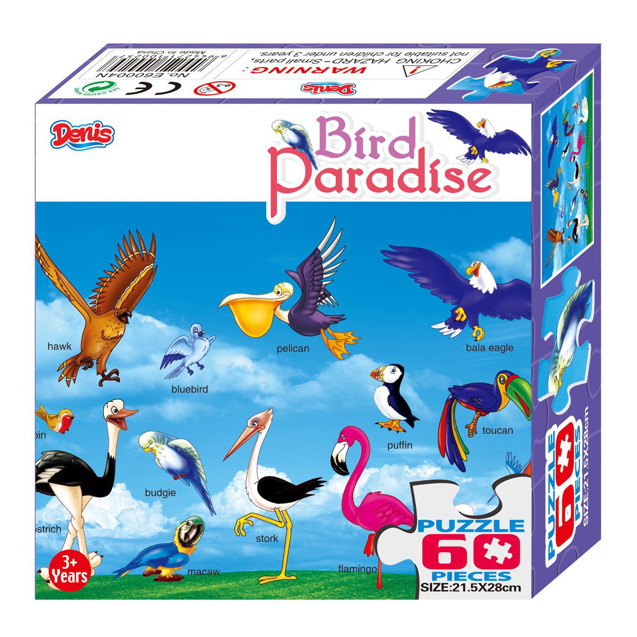 DENIS Puzzle Bird Paradise 60/1