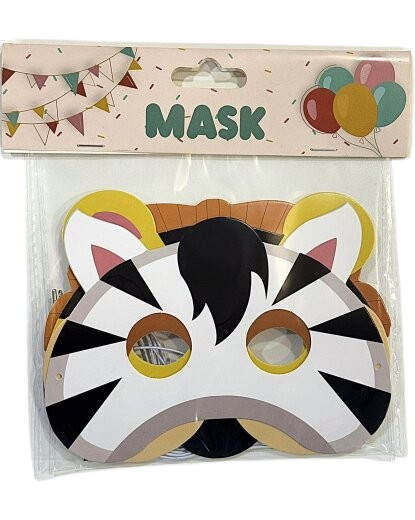Set dječijih maski Jungle, 6 komada