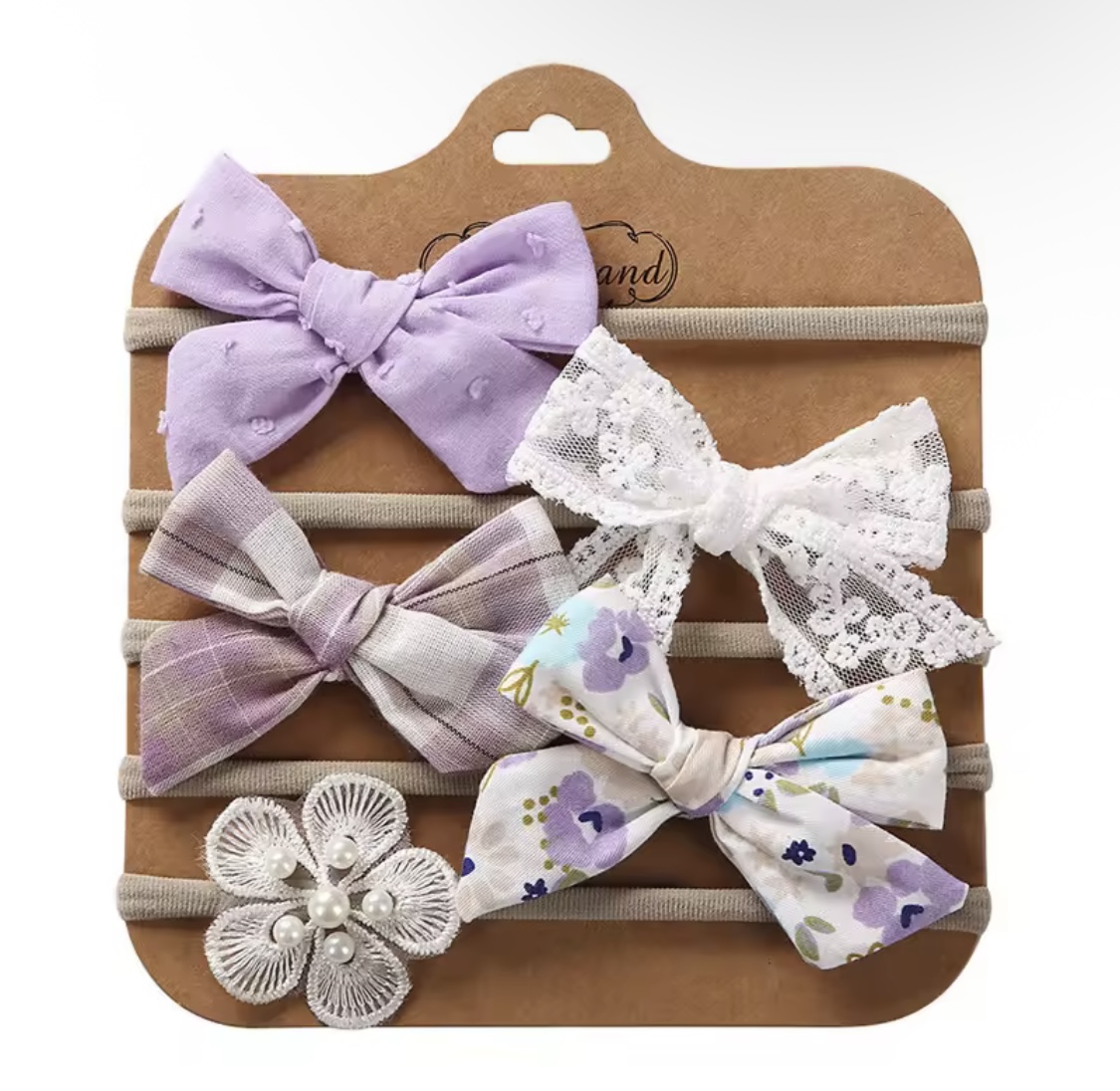Seemly Toys Set trakica za kosu za bebe, 5 komada, Ljubičasti