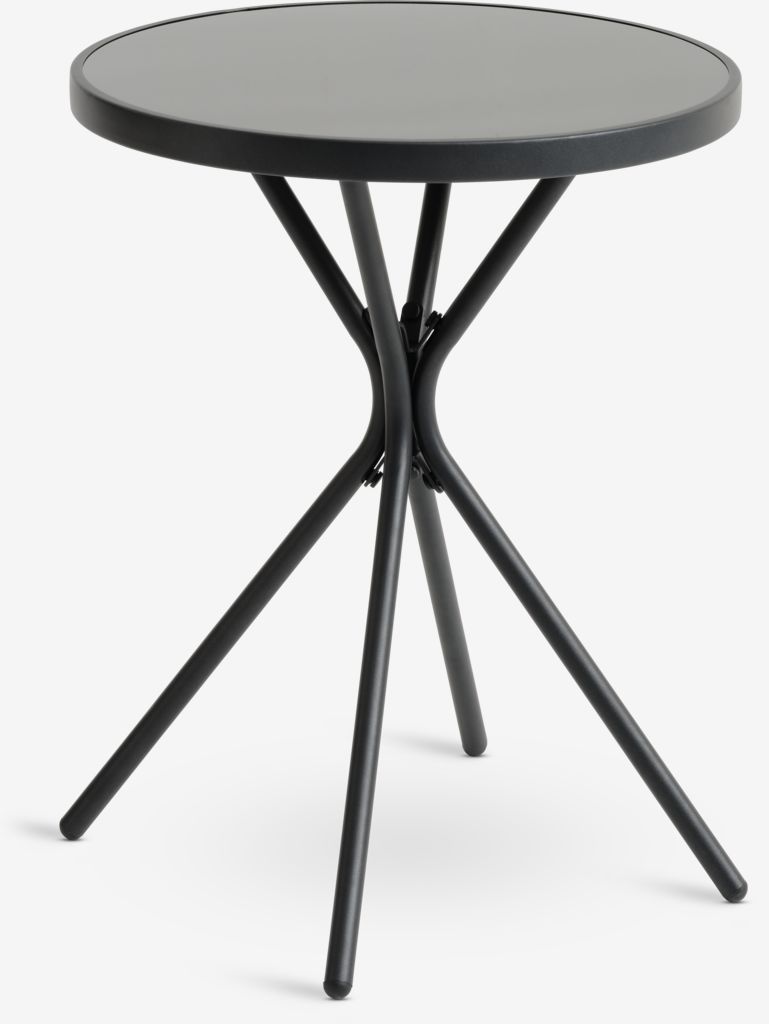 Linnea Klub stolić, Ø60cm, Crni