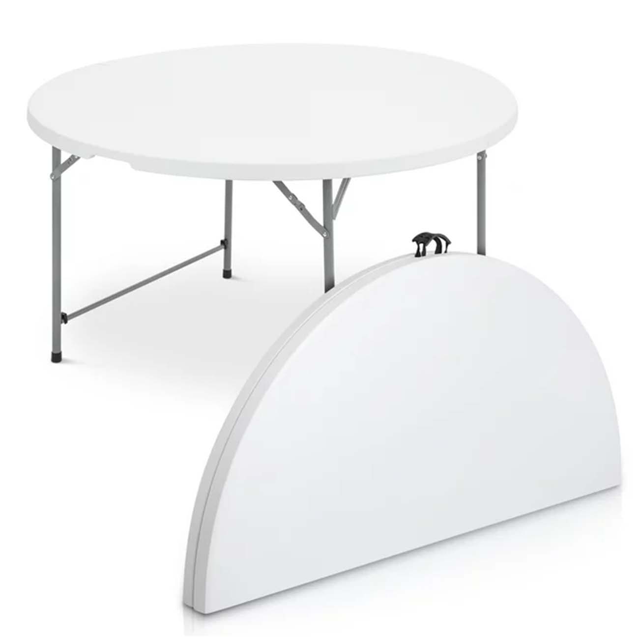 Vrtni stol, Sklopivi, 122 cm, Bijeli