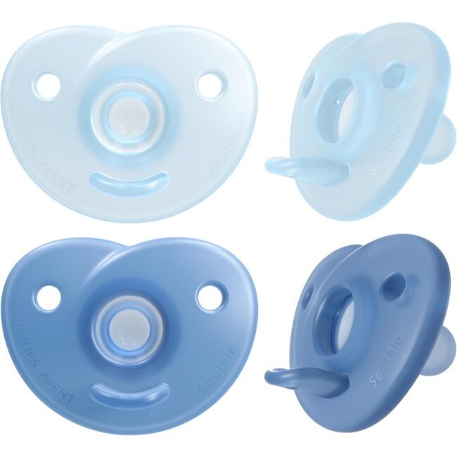 Philips Avent Varalica Soothie 0-6m, Blue/L.blue, 2 komada