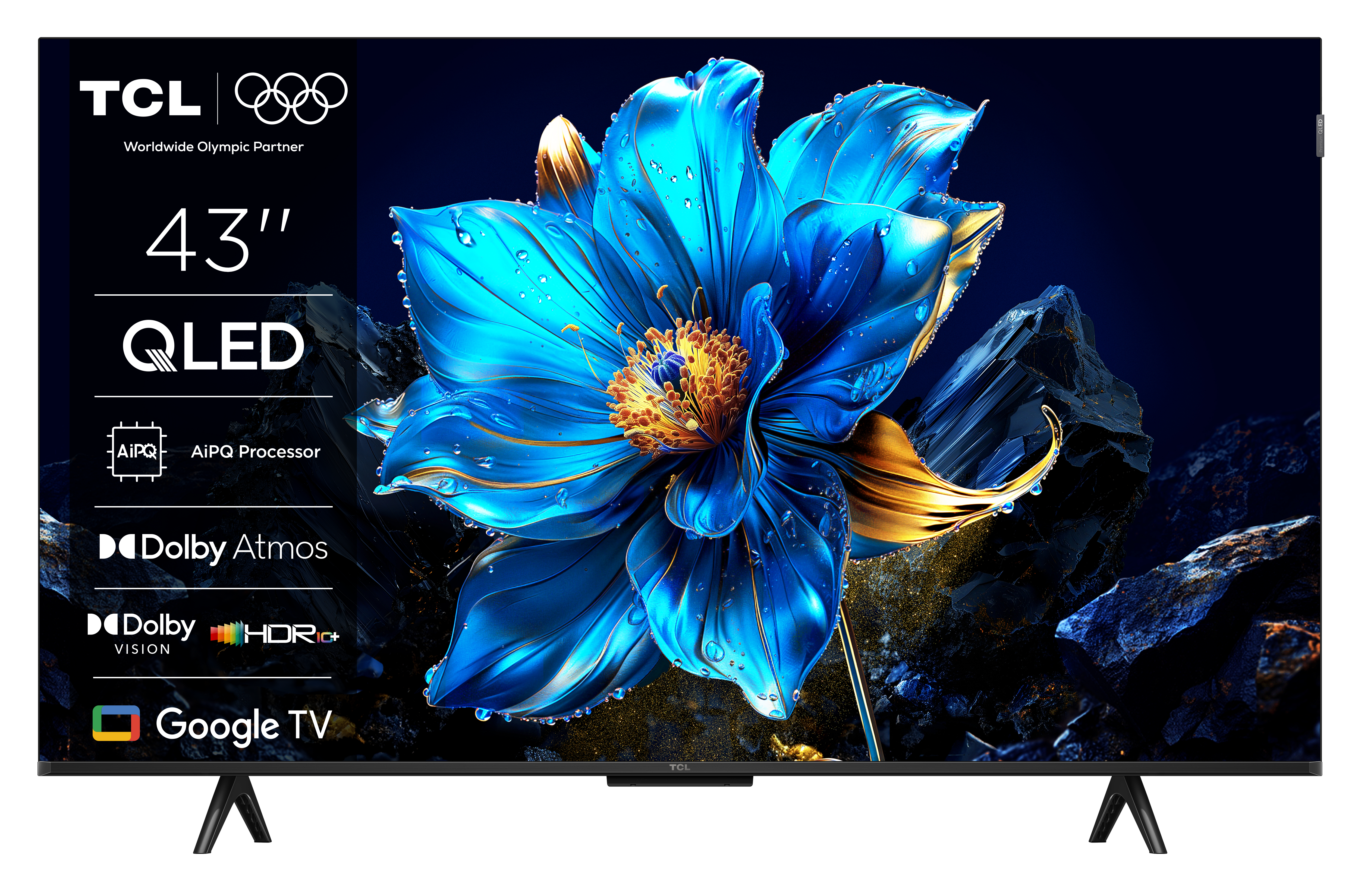 TCL Televizor 43P7K, 43", 4K UHD 3840x2160, Smart, Google TV