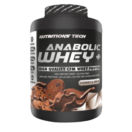 Azgard, Anabolic Whey, 2000 g, Keks i krem | Ananas