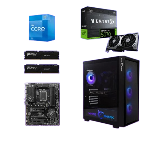 Start Desktop računar Andromeda, i5 14600KF, RTX 5070, 32GB DDR5, 1TB SSD, Windows 11 Pro, Office 2021, | Ananas