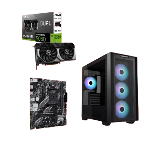 Start Računar Flare, Ryzen 5 5600X OC, RTX 5060 OC, 32GB DDR4, 1TB SSD | Ananas