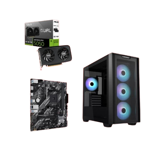 Start Računar Vortex, Ryzen 5 5500 OC, RTX 5050 OC, 16GB DDR4, 512GB SSD | Ananas