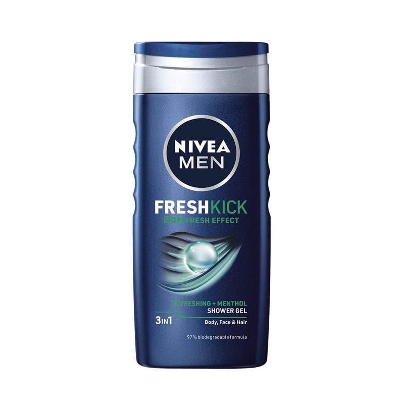 NIVEA MEN Gel za tuširanje Fresh Kick 250ml | Online prodaja | Ananas