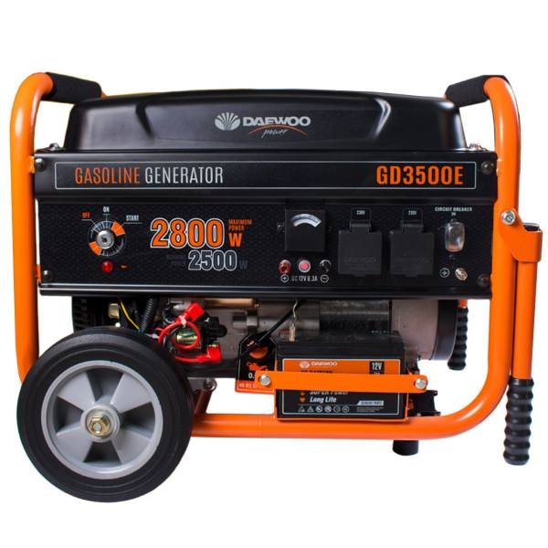DAEWOO GD3500E Benzinski generator 2500W, 208cc, električni start ...