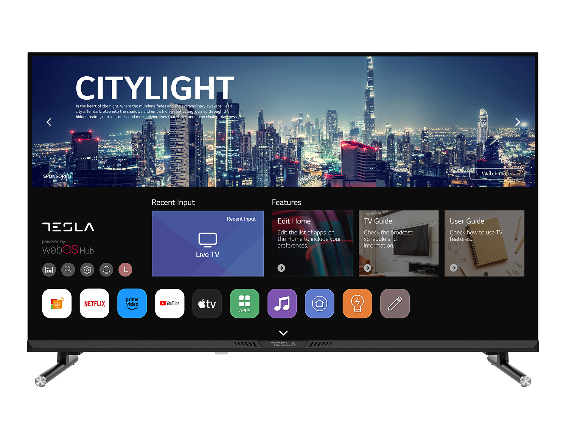 Tesla Televizor 32E645BHW, 32", HD Ready, Smart, Web OS