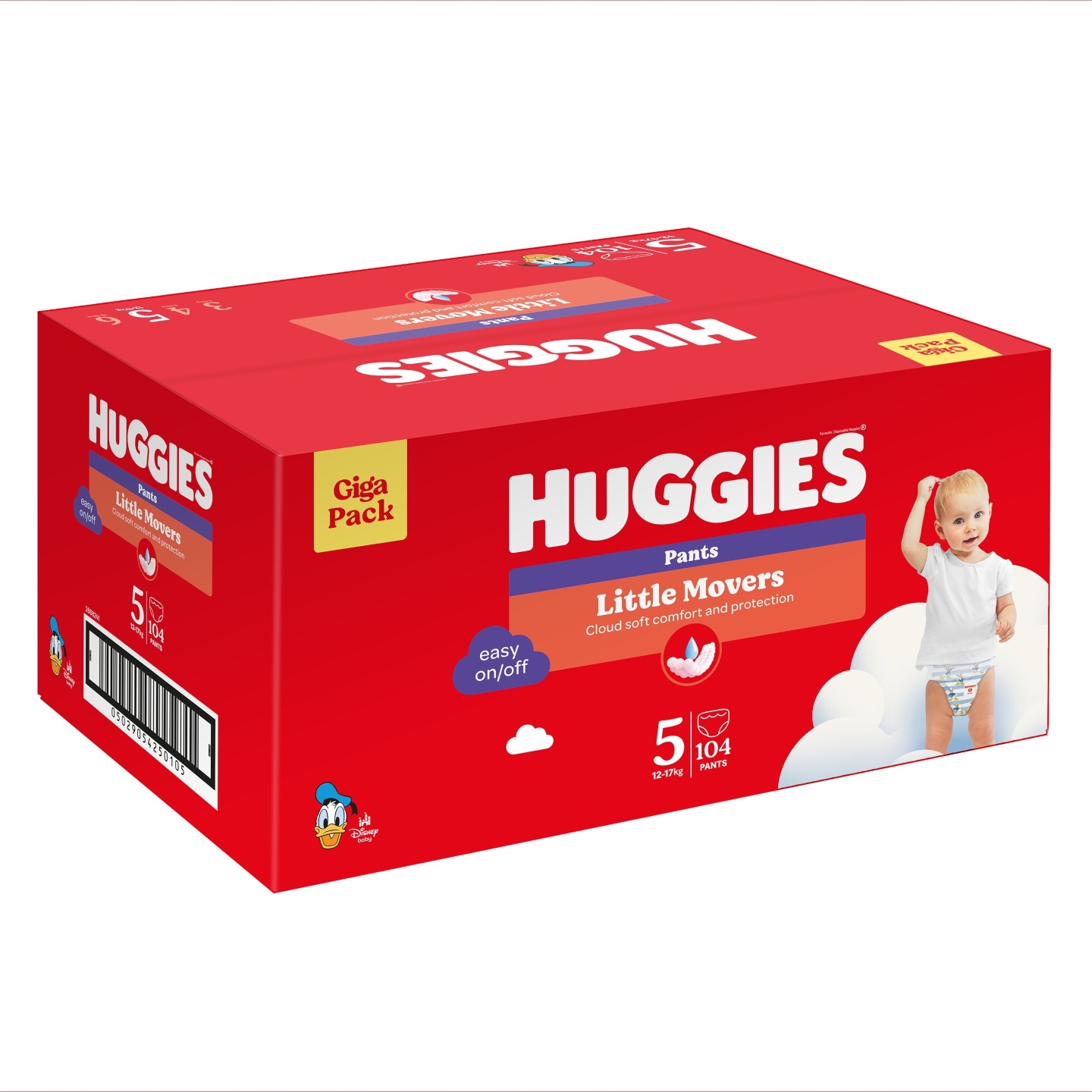 Huggies Pelene Little Movers Pants 5, 12-17 kg, 104/1